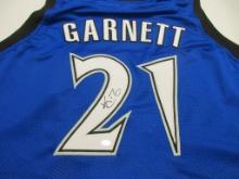 Kevin Garnett of the Minnesota Timberwolves signed autographed basketball jersey PAAS COA 467