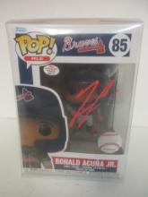 Ronald Acuna Jr of the Atlanta Braves signed autographed Funko Pop Figure PAAS COA 713
