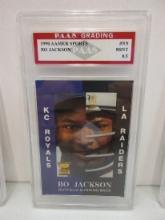 Bo Jackson 1990 AAMER SPORTS NN graded PAAS Mint 8.5