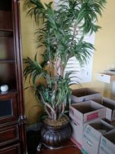 8' Artificial Tree W/ Decorative Planter / Pot
