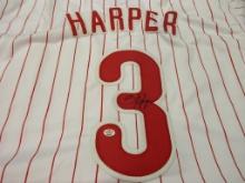 Bryce Harper of the Philadelphia Phillies signed autographed baseball jersey PAAS COA 513