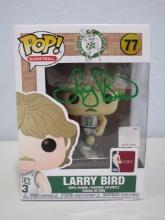 Larry Bird of the Boston Celtics signed autographed Funko Pop Figure Larry Bird Holo
