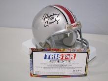 Howard Hopalong Cassady of the OSU Buckeyes signed autographed mini helmet TriStar COA 374