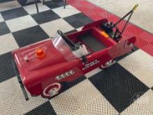 RED TOW TRUCK PEDAL CAR