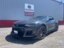 2024 CHEVROLET CAMARO ZL1 PANTHER EDITION VIN: 1G1FK3D66R0114692 CONVERTIBLE