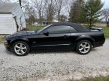 2007 FORD MUSTANG GT VIN: 1ZVHT85H475323193 COVERTIBLE