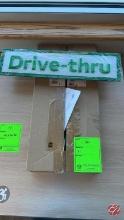 NEW Drive-Thru Lighted Sign (No Power Supply)