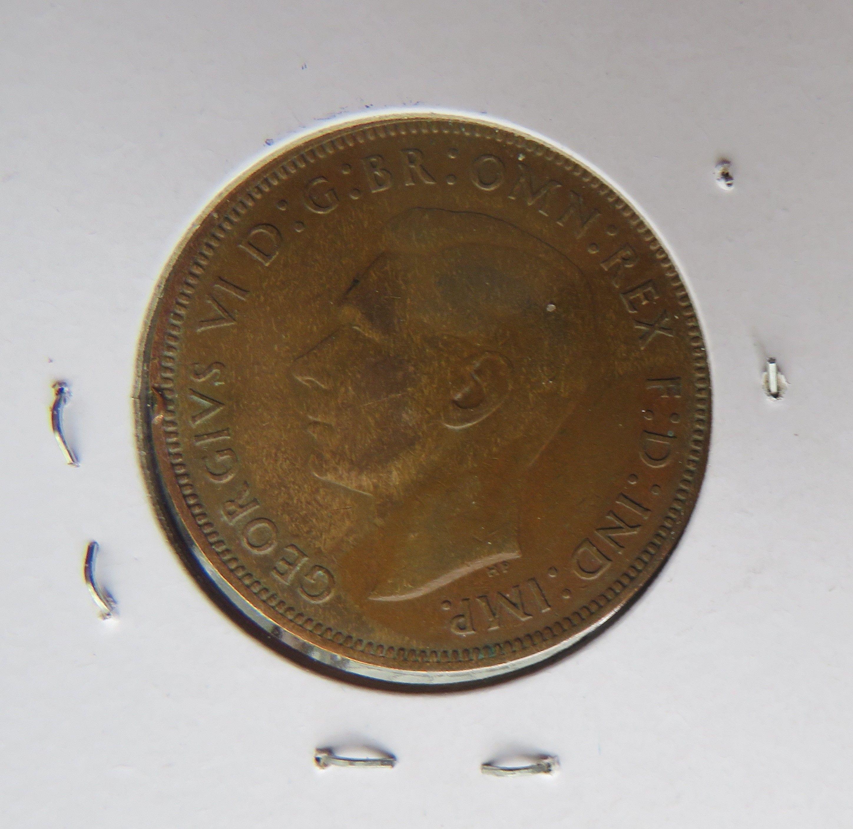 1937- 1 Cent Great Britton