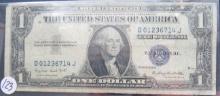 1935-G $1 Silver Certificate Blue Seal