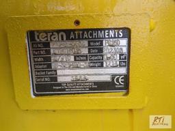 New Teran Bucket 36" (0.55 cu. m) for KOMATSU PC160 70mm Pin with Reinforcement Plates and 5HD Tips,