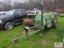 John Deere 336 small square baler with twine