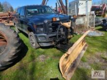 2012 Ford F-250 Super Duty crew cab pickup, utility body, 7ft Fisher plow, PW, PL, 4WD, 325K,