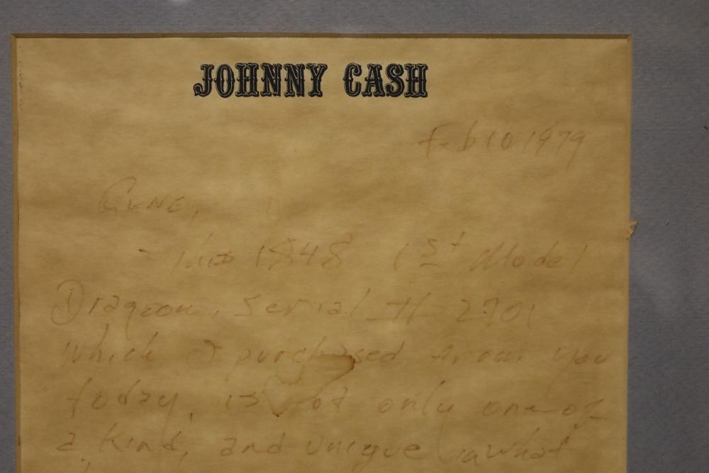 1979 Johnny Cash Personal Letter to Gene Ferguson
