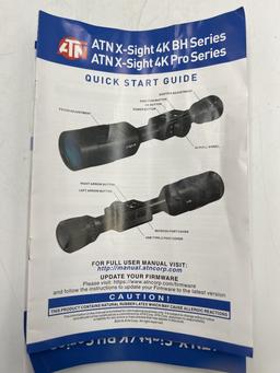 ATN X-Sight 4K Pro 3-14x Riflescope