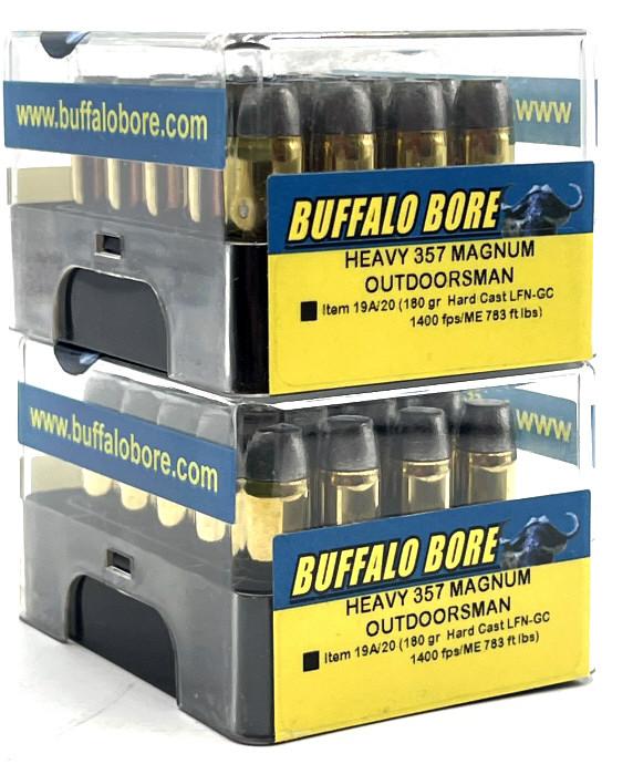 (2) Buffalo Bore .357 Magnum Ammunition