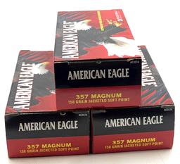 (3) American Eagle .357 Magnum Ammunition