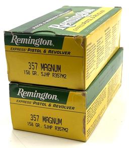(2) Remington .357 Magnum Ammunition