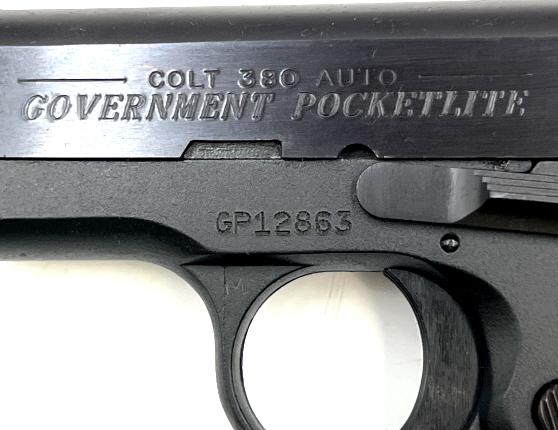 Colt Govt. Pocketlite 380 Semi-Auto in Box