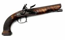 Antique Broy Roann Flintlock Pistol.