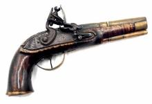 Antique R. Ashmore Warranted Flintlock Pistol