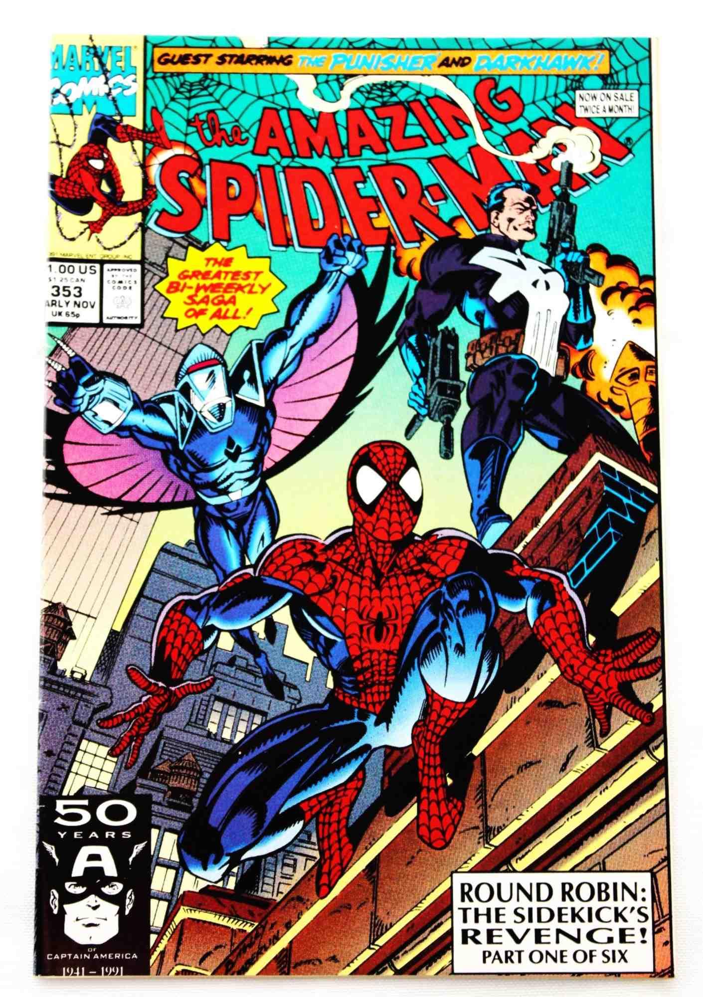 NINE SPIDER-MAN COMIC BOOKS