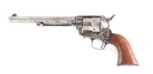 (A) AINSWORTH INSPECTED COLT SINGLE ACTION ARMY REVOLVER WITH KOPEC LETTER.