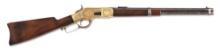 (A) ATTRACTIVE JOHN ULRICH ENGRAVED WINCHESTER MODEL 1866 LEVER ACTION CARBINE.