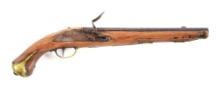 (A) DE POLLERESKY HUSSARS MARKED AND AMERICAN STOCKED FRENCH MODEL 1733 DRAGOON FLINTLOCK PISTOL.