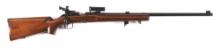 (C) WINCHESTER MODEL 52 BOLT ACTION TARGET RIFLE WITH REDFIELD INTERNATIONAL MATCH SIGHTS.