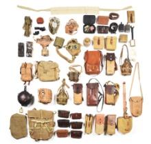 LARGE LOT OF JAPANESE WWII FIELD GEAR AND EQUIPMENT.