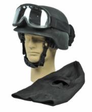 US Contractor Ballistic Helmet, Googles, and Hoodie  (GRJ)