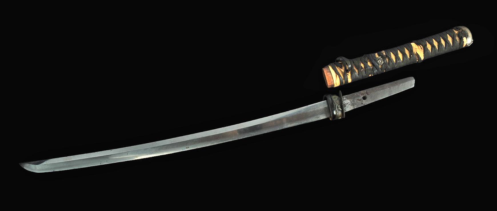 Imperial Japanese Wakizashi Samurai Sword, Signed (MGX)