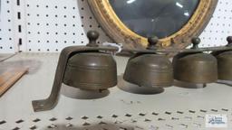 Brass four...bells on sleigh harness. Each Bell has three clappers