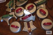 vintage cookie cutters with tin handles