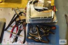 Assorted hand tools and etc