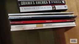 Political books and expensive catalogs