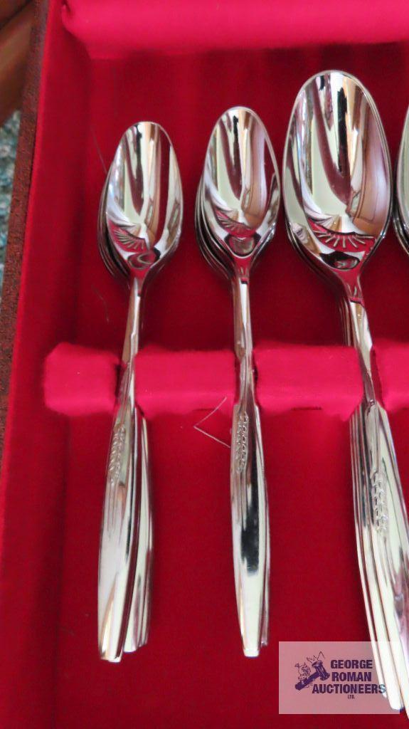Prudential stainless flatware service for eight