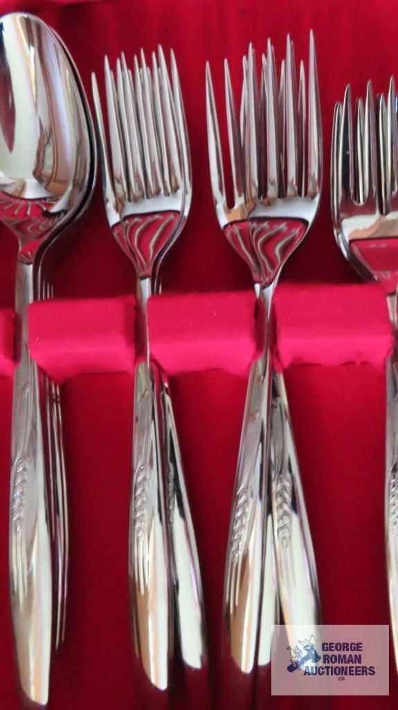 Prudential stainless flatware service for eight