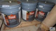 Clear wood finish for fences, decks and siding. all bottles are partial.