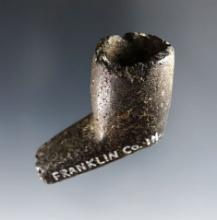 2 5/8" Ft. Ancient Elbow Pipe recovered in Franklin Co., Indiana. Ex. Dr. Ralph Lyons.