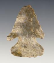 2" Archaic Bevel made from "Indiana Green" Attica Chert. Found in Koscuisko Co., Indiana.