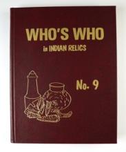 Hardcover Book: "Who's Who in Indian Relics" No. 9. 1st edition in excellent condition.