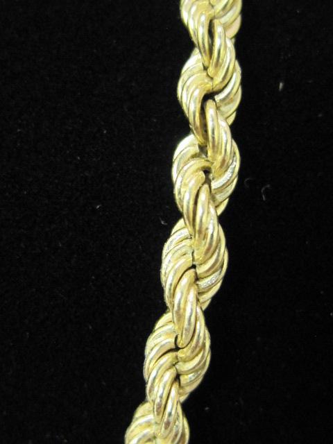 14k Gold 20" 14k Gold Rope Chain