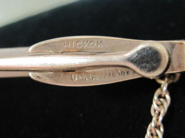 Hickok Vintage 1/40 10k RGP Tie Bar Clip