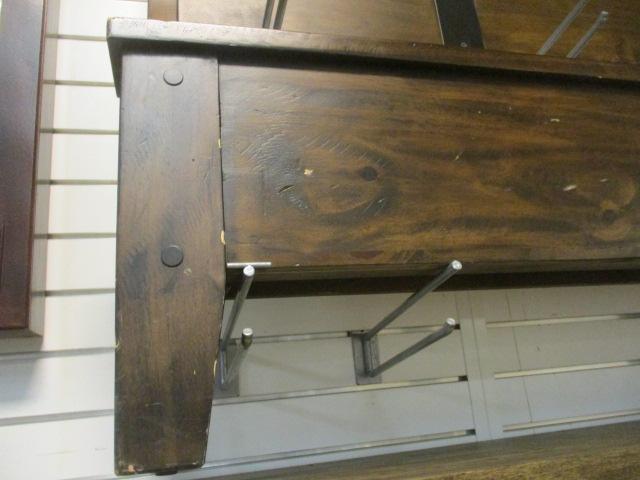 Standard Furniture King Size Plank Sleigh Bed