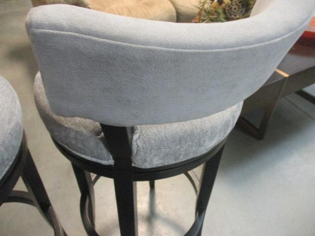Pair of Century Upholstered Bar Chairs