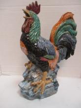 Glazed Pottery Rooster