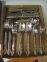 Set of 48 Stainless Flatware