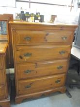 Pine Chest with 4 Drawers