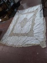 BL-Linen Tablecloth with Embroidery Work